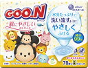 大王製紙 グーン 肌にやさしいおしりふき つめかえ用70枚×3P 12パック入り まとめ買い 送料無料(4)