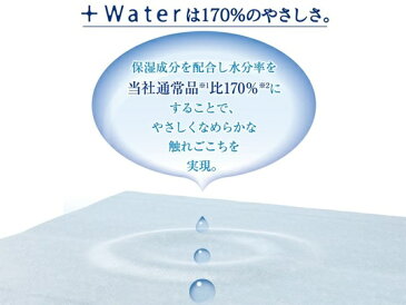 大王製紙　エリエール　＋Water　360枚（180組）5箱×10パック　保湿ティッシュ　まとめ買い　送料無料