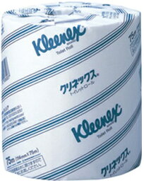 日本製紙クレシア　クリネックス1ロール　シングル75m 80個入り　個包装　まとめ買い　送料無料