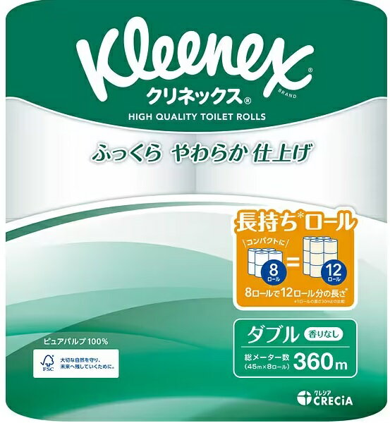 日本製紙クレシア　クリネックス　1.5倍巻き　コンパ