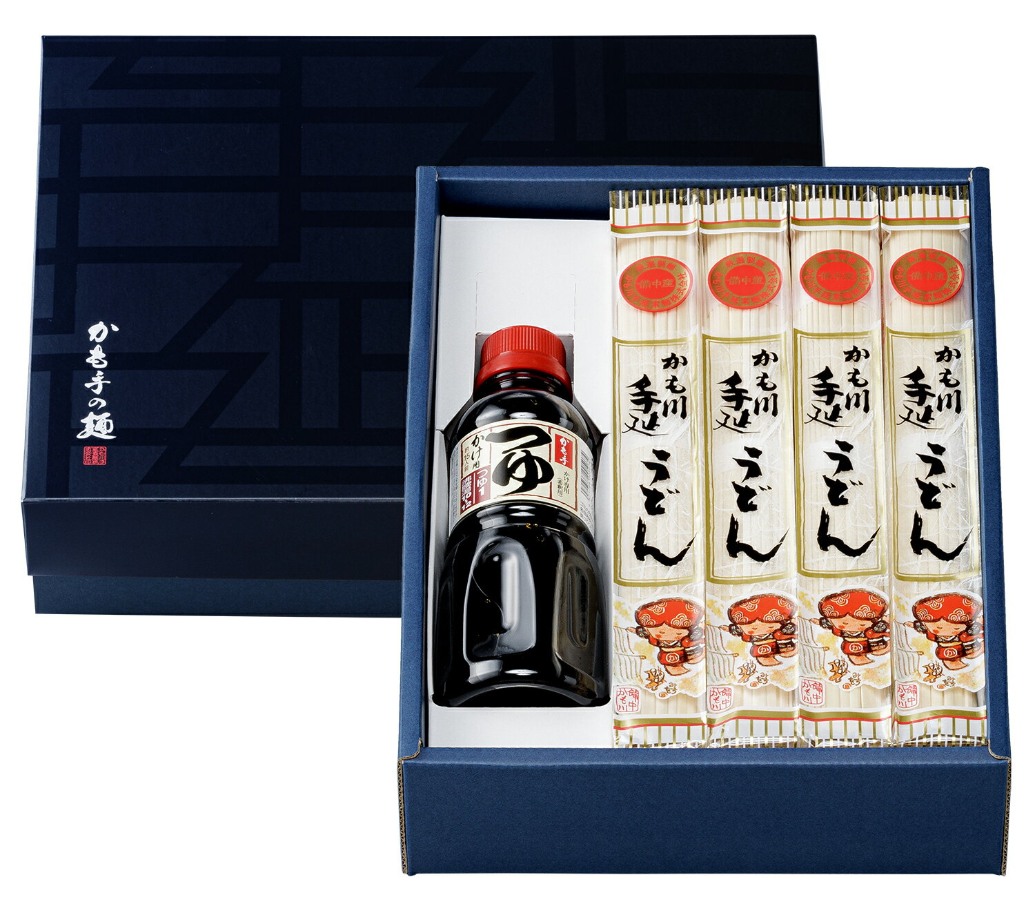 うどん 【ポイント10倍】手延べうどん 「かけつゆ付き」 200g×8袋・つゆ300ml KUS-8 | うどん 饂飩 ウドン udon 手延べ 手延 手延うどん 麺 めん 麺類 乾燥麺 長期保存 保存食 プレゼント ギフト グルメギフト お取り寄せ お返し 冬ギフト 御歳暮 お歳暮