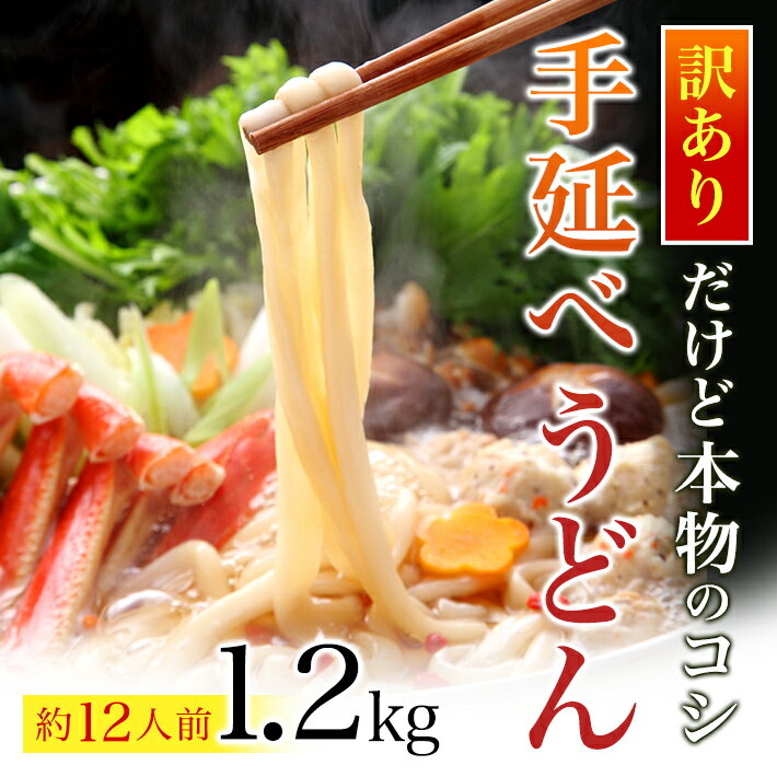 かも川 訳あり だけど本物のコシ！ 手延べうどん 200g×6束 送料無料 WAKE | うどん 饂飩 ウドン udon ..