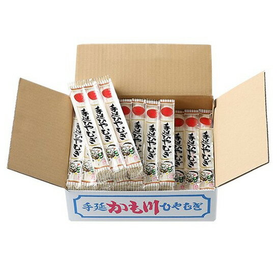 【ポイント10倍】かも川 手延ひやむぎ 180g×30袋 KH-30 | ひやむぎ 冷麦 冷や麦 ヒヤムギ 麺 めん 手延..