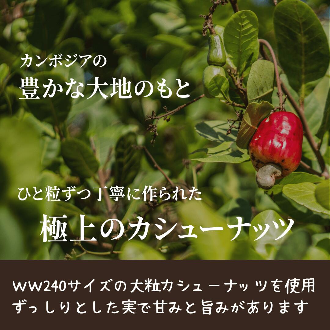 HEN HOUSE カンボジア食材の専門店の《 オーガニック 栽培 》 大粒 カシューナッツ 125g ( ホワイトペッパー味 ) カンボジア ラプランテーション 甘い 濃厚 美味しい おつまみ おやつ 薄塩 ロースト ダイエット 健康食品 おいしい ハラル ヴィーガン WW240 ナッツ カシューナッツ こしょう 胡椒｜アングル3