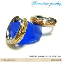 片耳用ハワイアンジュエリー ミニチュア フープピアス ピアス ゴールド プルメリア スクロール ホヌ