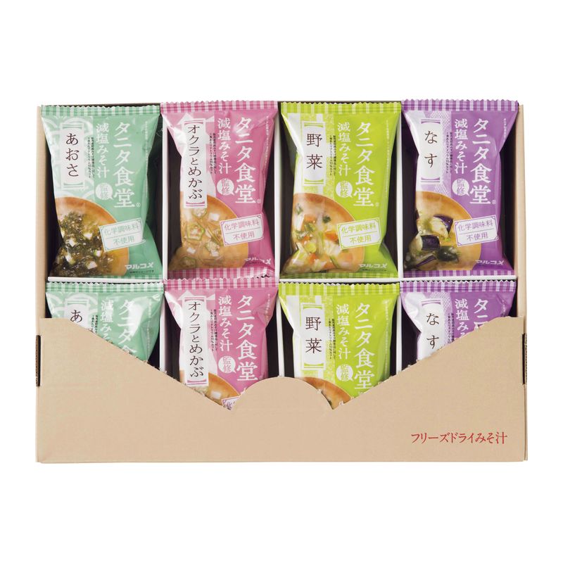 マルコメ タニタ食堂監修 フリーズドライ 減塩みそ汁 24食