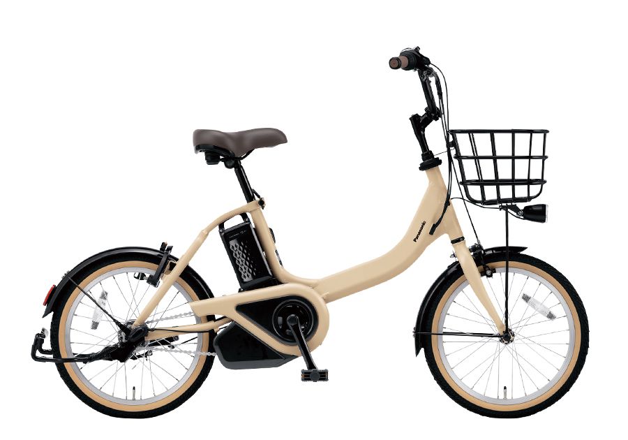 自転車のメイト (電動自転車も)の電動アシスト自転車 パナソニック ビビ・S・18 BE-FSS832T マットベージュ 18インチ 12A 軽量（大）ぱ2025年モデル 父の日 プレゼント 実用的 3~6日で発送予定｜アングル2