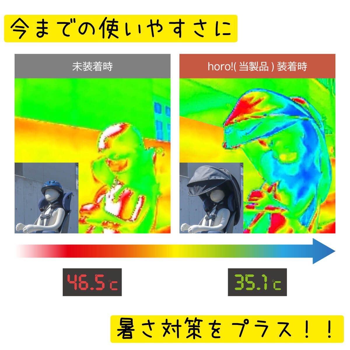 自転車のメイト (電動自転車も)のシェル型レインカバー horo 7 MA-D5RG07 ホロ セブン チャイルドシート レインカバー 自転車 後用 Gスタイル 大久保製作所 遮光率100％ 熱中症 対策 サンシェード オールシーズン 防水 撥水 （ヤ）ま｜アングル3
