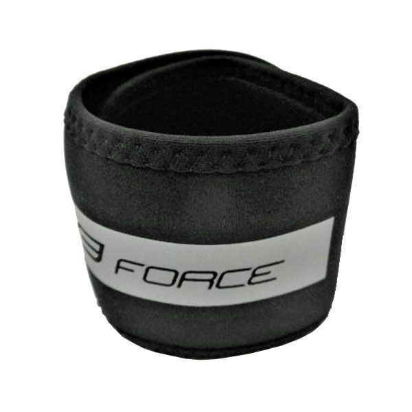 FORCE ズボンバンド 反射ロゴ1本 ブラック パンツプロテクター 1本 片足分（ゆ）の
