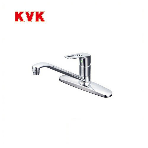 樂天商城 - [KM5091TEC]KVK キッチン水栓 キッチン用水栓 KM5091Tseries 流し台用シングルレバー式混合栓 蛇口 逆止弁 混合栓 台付2穴シングルレバー 【送料無料】 キッチン水栓金具 ツーホールタイプ おしゃれ