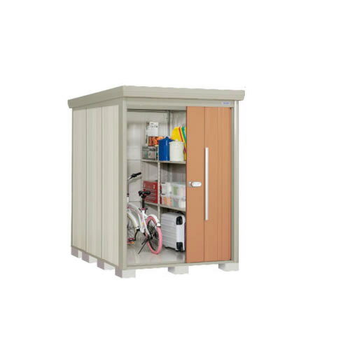 タクボ　物置Mr.ストックマン ダンディ NDシリーズ背面棚タイプ屋根タイプ：標準型耐荷重タイプ：一般型間口1500mm×奥行き2290mm×高さ2110mm面積3.44m2（1.04坪）床耐荷重2060kg基礎ブロック必要数（別途必要）:12付属品：アルミフック3個、アンカープレート、たて樋1本、棚板扉開き方向変更可能【キーワード】 【間口 1500mm〜1599mm】ND-1522