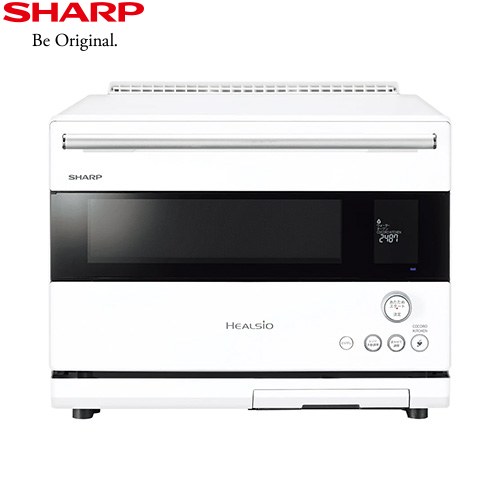 [AX-RS1B-W] ウォーターオーブン ヘルシオ シャープ オーブンレンジ 総庫内容量：30L（2段調理） レンジ出力：1000W・600W・500W・200W相当 掲載メニュー数（自動メニュー数）：161（141） マットホワイト 【送料無料】(2)