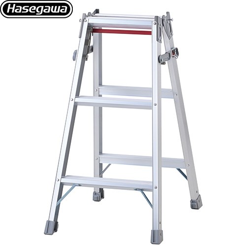 Ladders - [RD-09c] 長谷川工業 はしご・脚立 はしご兼用脚立 RD 3段 最大使用質量：100kg 幅広踏ざん 【送料無料】【直送 代引・土日祝配送・時間指定 不可】