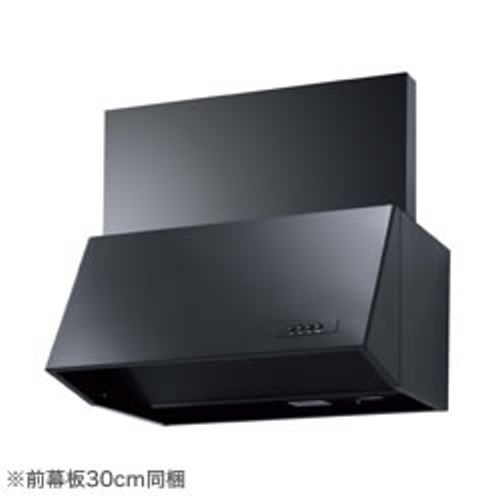 【送料無料】 [NFG7B04BA] ノーリツ レンジフード ブーツ型 シロッコファン 幅75cm（750mm） ブラック 前幕板30cm同梱 レンジフード 換気扇 台所