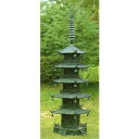 高岡銅器 庭園 五重の塔 高さ約80cm 【送料無料】