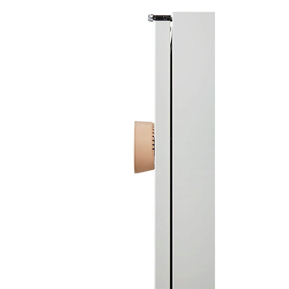 奏屋　楽天市場店の【 エントリーでポイント最大7倍 11/20(木)20:00〜11/27(木)1:59まで 】 タニタ 温湿度計 デジタル TT-585 | TANITA デジタル温湿度計 温度計 湿度計 時計 シンプル かわいい 丸 温度 湿度 丸型 置き式 小型 ミニ ウォッチ 快適度 室内 マグネット 付き インテリ｜アングル3