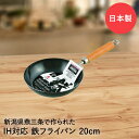 パール金属 The鉄 フライパン 20cm 燕三条 日本製 | 鉄 鉄製フライパン 鉄フライパン 鉄製 ih対応 ih ガス ガス火 直火 浅型 浅型フライパン...