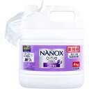 洗濯用洗剤 大容量 詰め替え用 業務用 NANOX one(ナノックスワン) 高濃度コンプリートジェル ニオイ専用 4kg