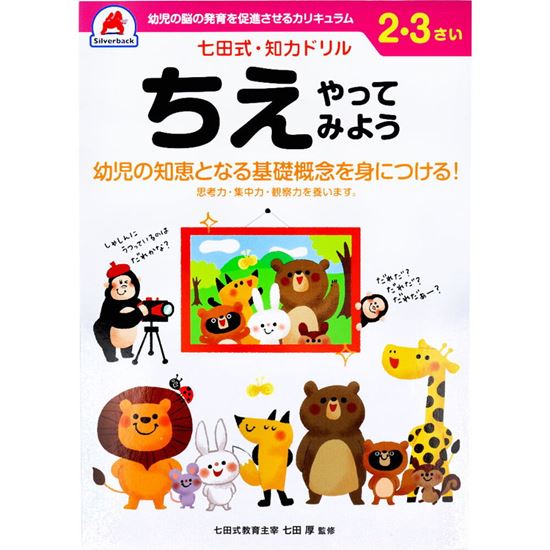 七田式 知力ドリル 2歳 3歳 ちえやってみよう 幼児の脳 知育 発育促進カリキュラム【メール便 送料無料】 1