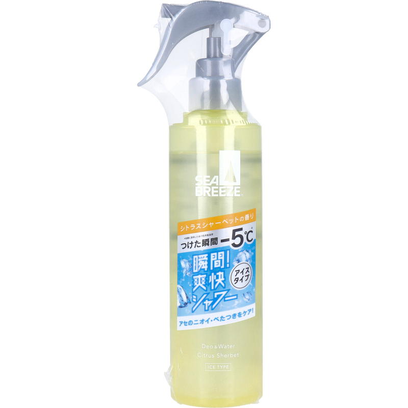 ボディミスト 冷感スプレー 制汗剤 シーブリーズ デオ＆ウォーター IE シトラスシャーベットの香り 145mlのサムネイル