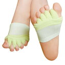 足指サポーター 足指 広げるグッズ リラックス 5本指タイプ 2枚入 男女兼用 フリーサイズ 22-26cm【メール便 送料無料】(4)