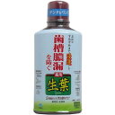 液体歯磨き マウスウォッシュ 歯槽膿漏を防ぐ 薬用 生葉液 330ml(4)