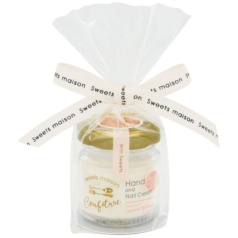 ハンドクリーム スウィーツメゾン コンフィチュールハンド＆ネイルクリーム レモンソルベの香り 30g入
