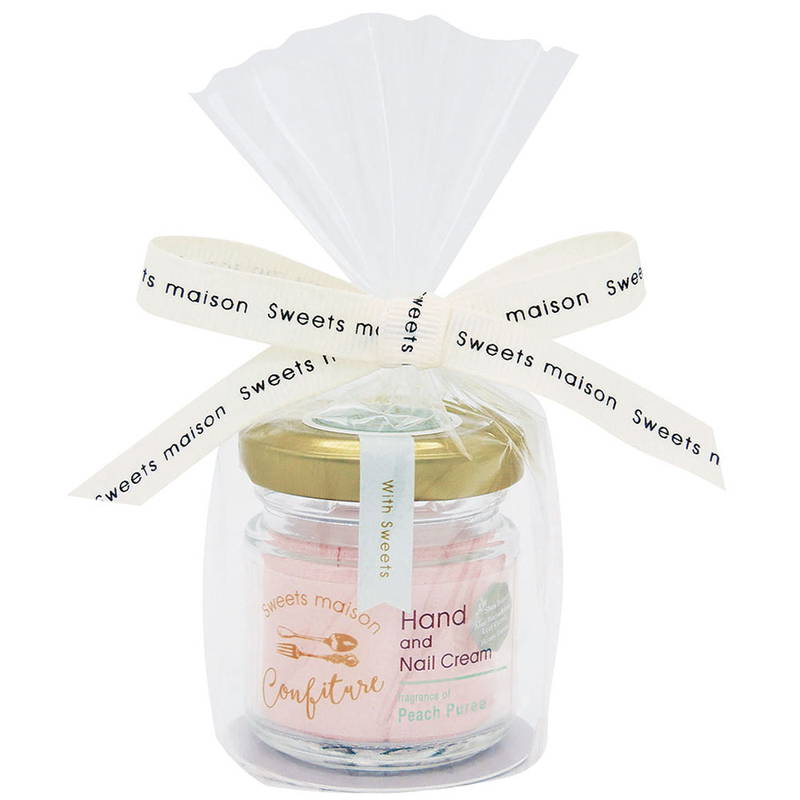 ハンドクリーム スウィーツメゾン コンフィチュールハンド&ネイルクリーム ピーチピューレの香り 30g入