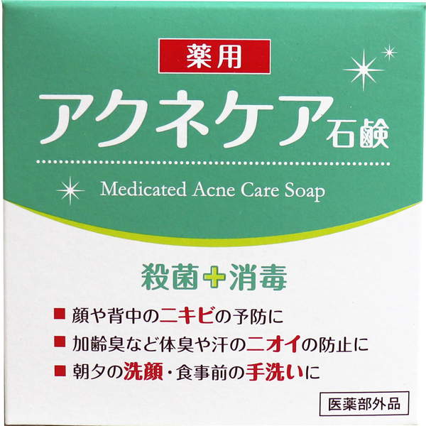 固形石鹸 顔 体 全身用 薬用 アクネ