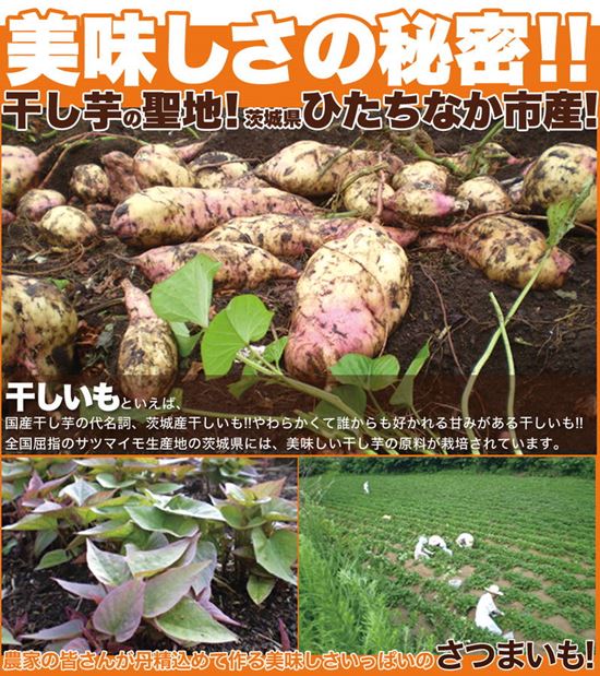 【訳あり】干しイモ 200g×5個 正規品に近い訳あり品!!茨城県産 干し芋200g