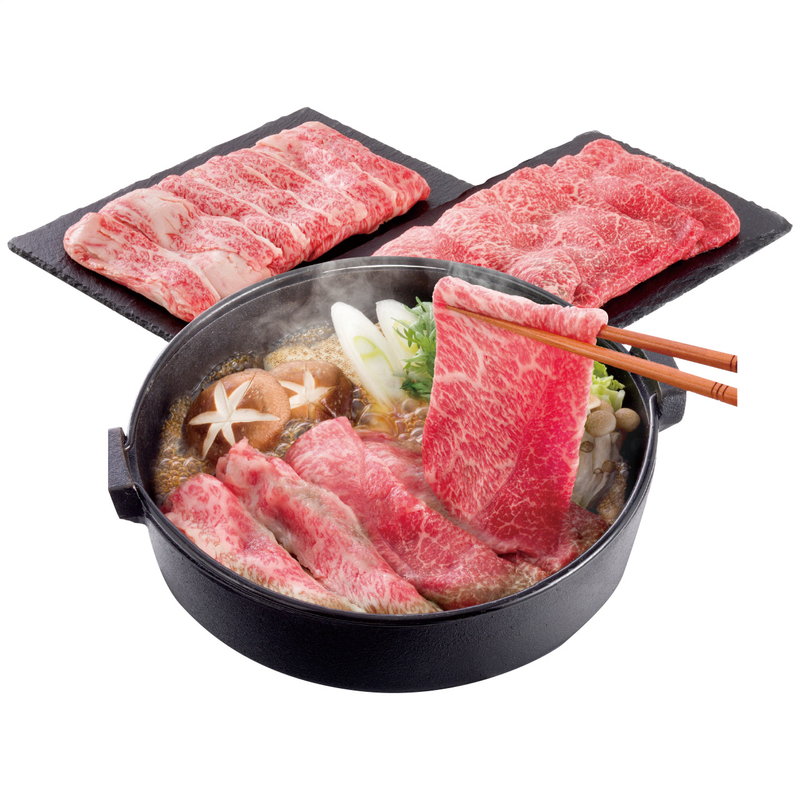 松阪牛 すき焼き 家庭用 大容量 1kg 松阪牛 もも バラ すき焼き食べ比べセット kanaemina-10070369 kanaemina サンプル画像3