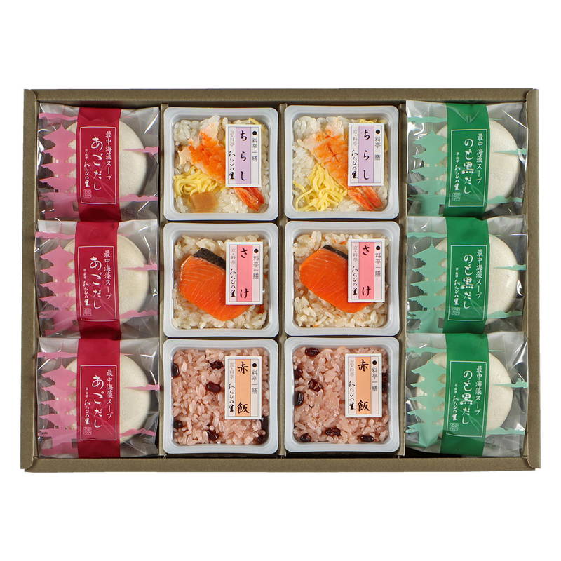 敬老の日 敬老祝 ギフト プレゼント 料亭一膳と最中スープ 京・料亭 わらびの里