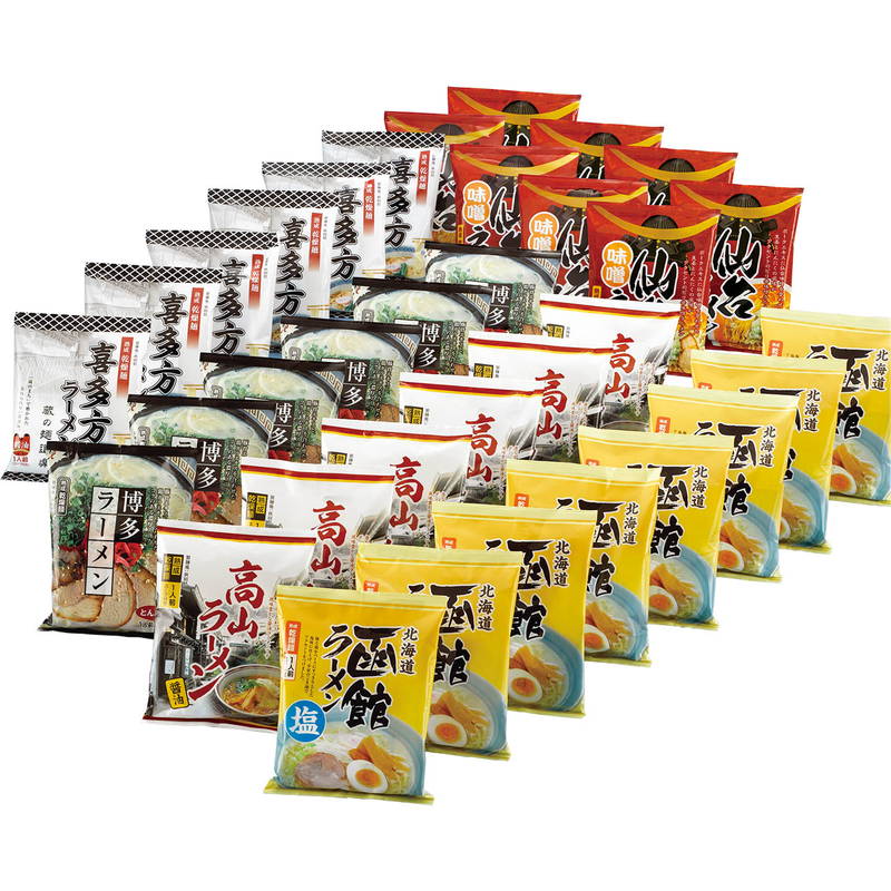 Noodles - 諸国ラーメンセット 合計34食 詰め合わせ セット