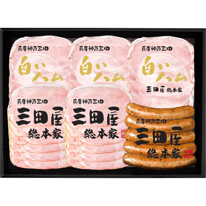 ■商品説明 時代を超えて感動をはこぶ、神戸ビーフ。 1世紀以上にわたり神戸ビーフは兵庫県産但馬牛の血統を守り、変わらぬ極上の肉質を追求しつづけており、｢神戸ビーフ｣｢但馬牛｣は、品質が保証された地域ブランド牛肉として、2015年に国内で初めて認定されました。 世界中のセレブリティが、日本を訪れる楽しみのひとつに｢神戸ビーフ｣を挙げるのも100年前と変わっていません。 丹精込めて育て上げた世界ブランドの神戸ビーフモモ・ロース食べ比べと三田屋のハム・ウインナーのバラエティ豊かな肉＆ハム詰め合わせ。 ※必ず入力。 商品特徴・ブラ ■商品詳細 製造生産地：兵庫県（出荷地） 内容：神戸牛すき焼き・しゃぶしゃぶ用　（モモ300g・ロース200g）、白ハムスライス70g×3、ロースハムスライス120g×2、チューリンガーウインナー120g 賞味期間：精肉：冷蔵5日/ハム・ウインナー冷蔵30日 アレルゲン：小麦・卵・乳成分・牛肉・豚肉 重さ：約1500g