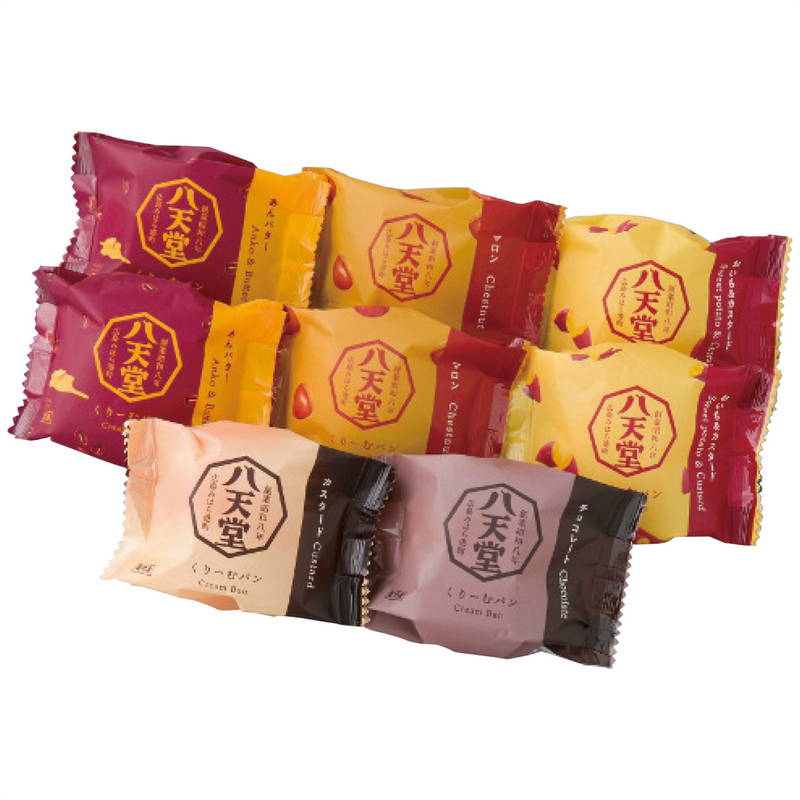 お歳暮 ギフト 2025 御歳暮 八天堂 冬のくりーむパン5種8個詰合せ