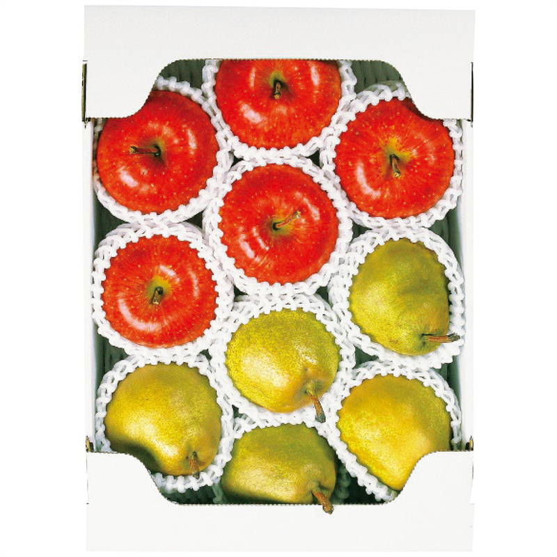 お歳暮 ギフト 2025 御歳暮 いずみ会の山形産サンふじりんごとラ・フランス約3kg(4)