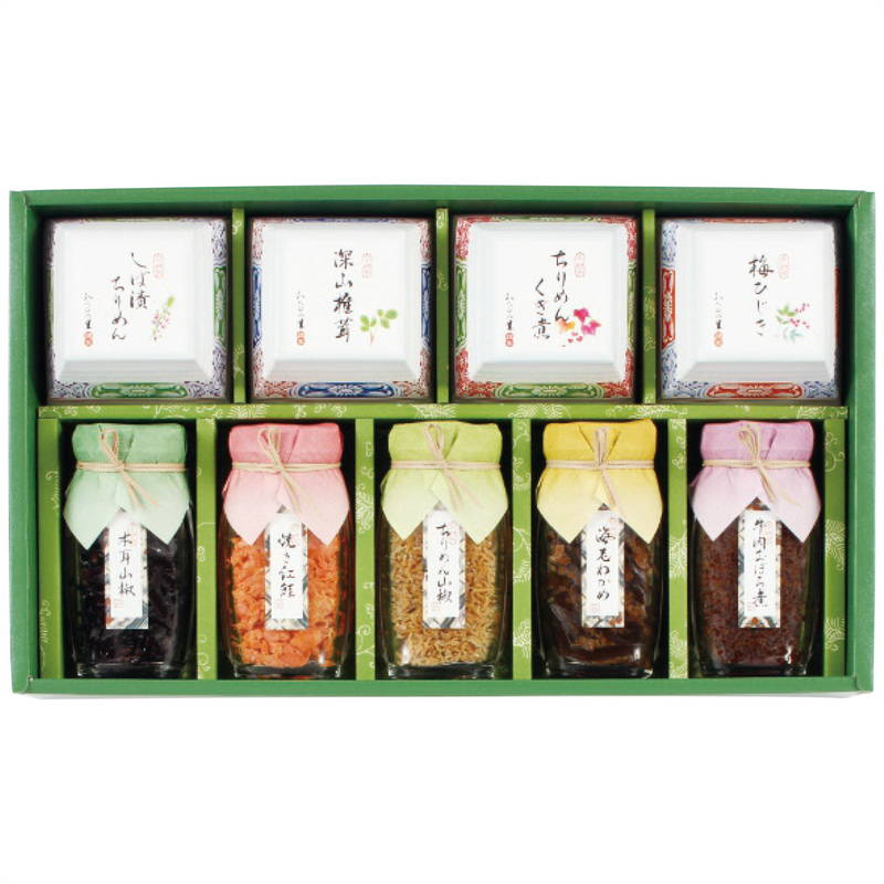 お歳暮 ギフト 2025 御歳暮 京・料亭　わらびの里 京楽味 佃煮詰合せ わS-50