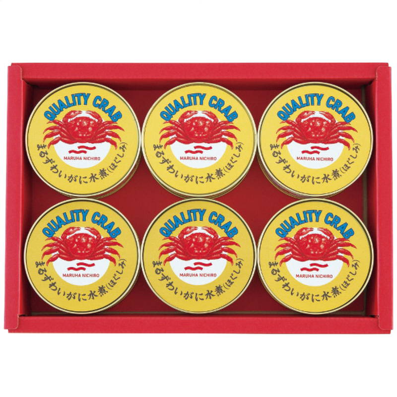 お歳暮 ギフト 2025 御歳暮 マルハニチロ まるずわいがにほぐしみ缶詰合せ MZ-5A