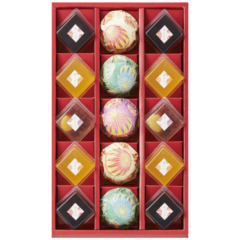 お歳暮 ギフト 2025 御歳暮 ひととえ 菓と果＜てまり＞ KTA-15