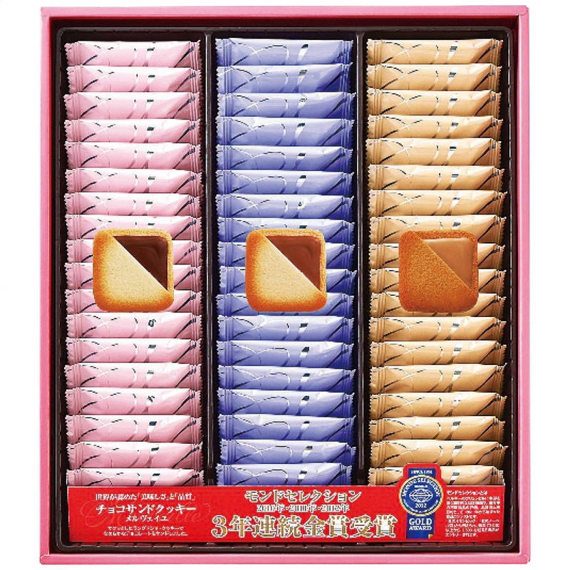 お歳暮 ギフト 2025 御歳暮 銀座コロンバン東京 メルヴェイユ(チョコサンドクッキー) 54枚入