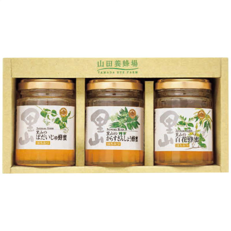 山田養蜂場 国産蜂蜜3本セット S3-BHK
