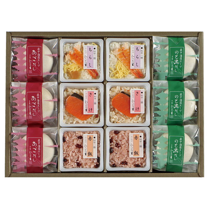 料亭一膳と最中スープ 京 料亭 わらびの里 詰め合わせ セット ギフト プレゼント お中元 お歳暮 内祝い