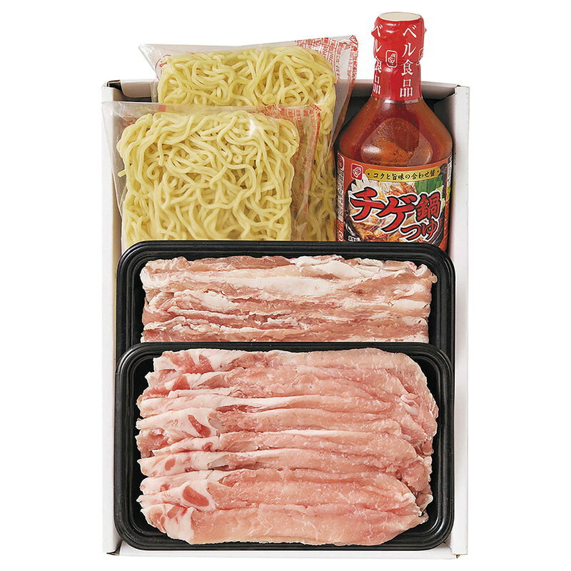 Set, Assortment - 父の日 ギフト さくらポークチゲ鍋セット