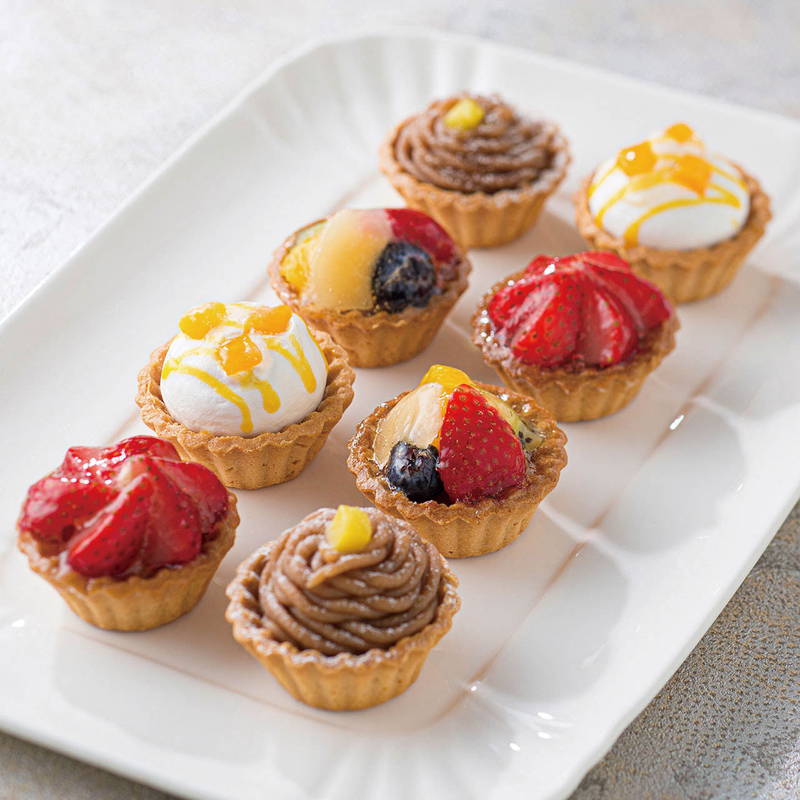 銀座千疋屋 ミニタルト クリスマスカード付 銀座プチフルーツタルト 4種各2個 計8個入