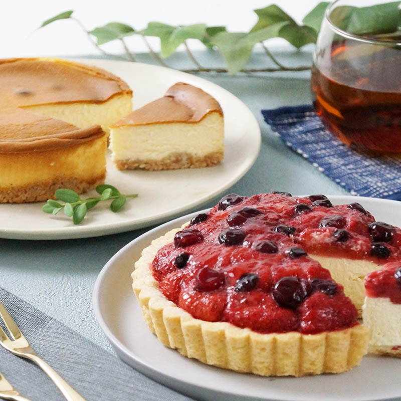 クリスマスケーキ 2025 乳蔵 2つのまーるいケーキセット クリスマスカード付