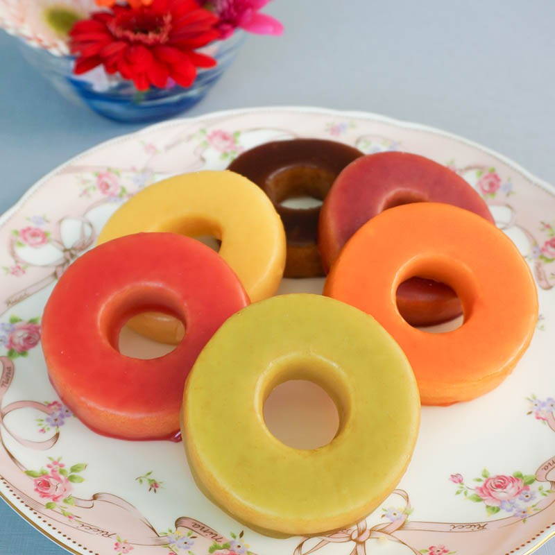 クリスマスカード付　北海道カラフルバウム6個