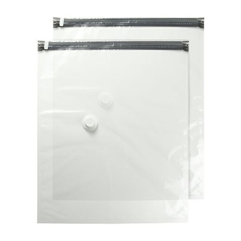 衣類用圧縮袋 ドリテック Blanc 専用圧縮袋 2枚組 トラベル用2wayハンディポンプ VS-201対応 ZVS201XXBG