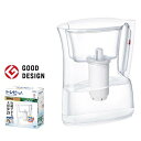 浄水器 ポット型 2.1L 東レ トレビーノ グッドデザイン賞受賞 時短浄水 高除去 12項目クリアタイプ