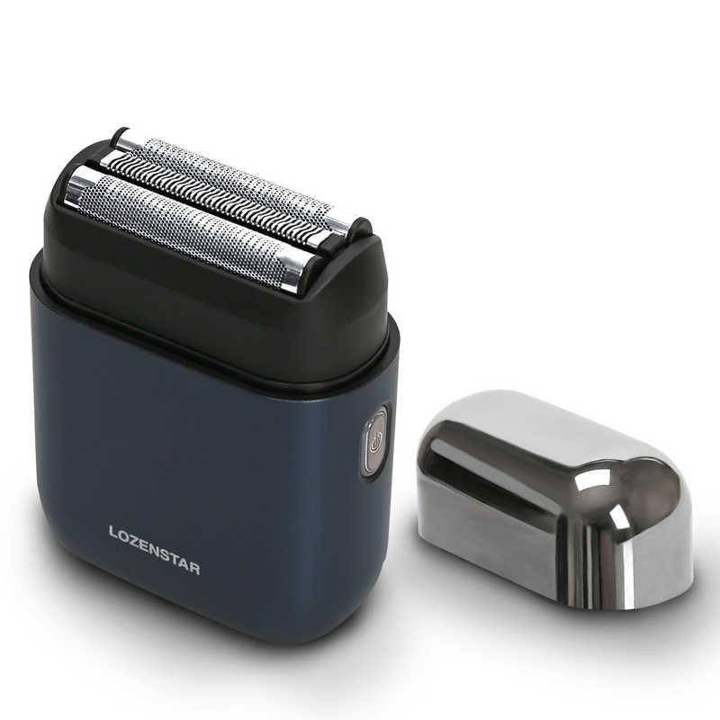 電動髭剃り 電気シェーバー メンズシェーバー USB充電交流式 小型 ミニ 男性用 防水 水洗い 3枚刃 SRM-297 携帯用