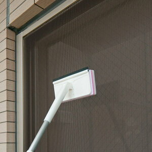 窓ガラス拭き用 網戸用お掃除グッズ 激落ちくん 伸縮ワイパー 窓ふき清掃 汚れ取り